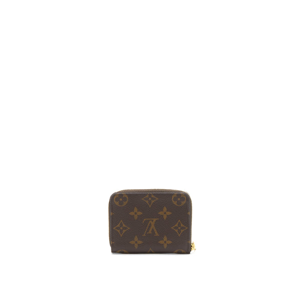 Louis Vuitton Small Zip Cardholder Monogram Canvas GHW