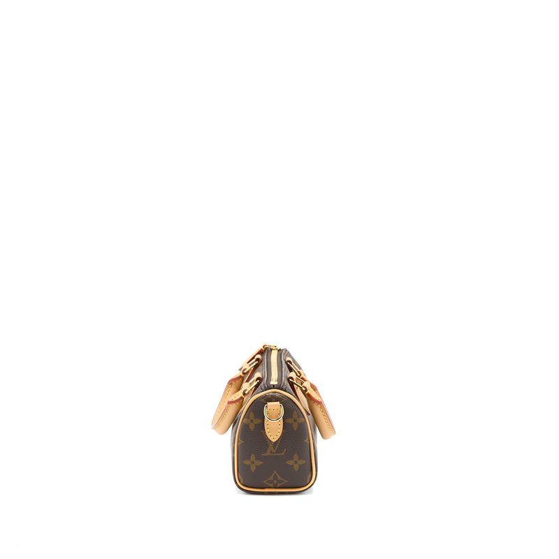 Louis Vuitton Nano Speedy Monogram Canvas GHW