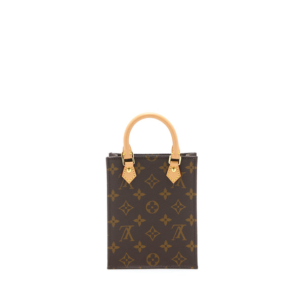 Louis Vuitton Petit Sac Plat Monogram Canvas GHW