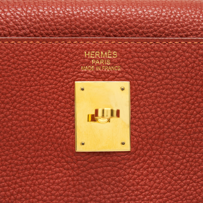 Hermes Birkin 35cm Rouge Vermillion Togo GHW