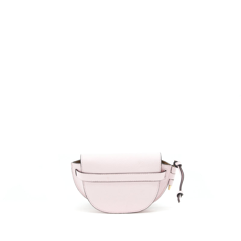 Loewe Mini Gate Bag grained calfskin Icy Pink