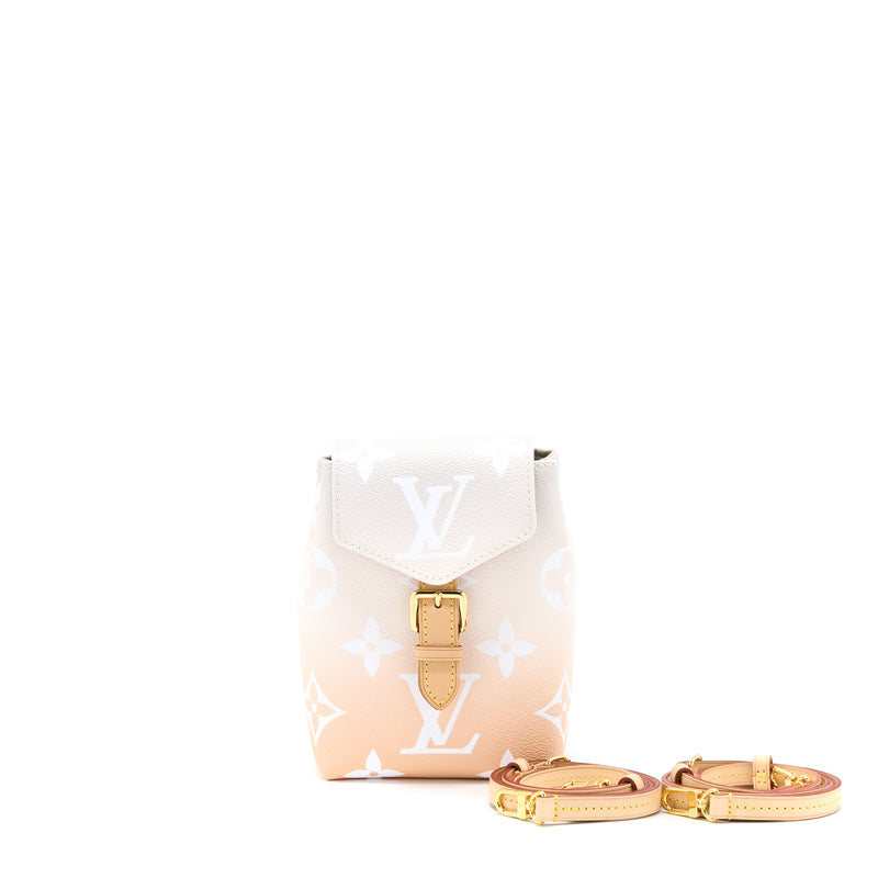 louis vuitton by the pool tiny backpack Louis Vuitton Pool Brume Mini Backpack Monogram Coated Canvas GHW