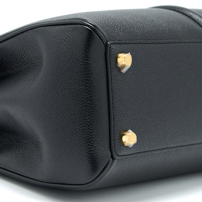 Celine 16 Bag Grained Calfskin Black GHW
