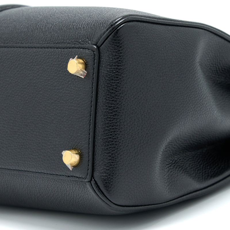 Celine 16 Bag Grained Calfskin Black GHW