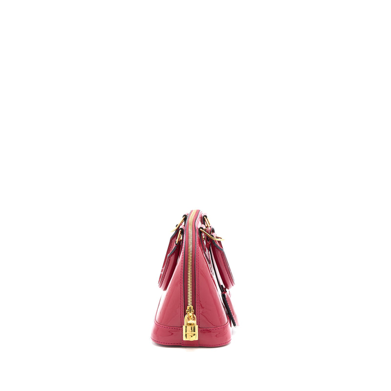 Louis Vuitton Alma BB Monogram Vernice Pink GHW