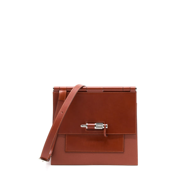 Hermes Sacabar 24 Bag Epsom / Swift Siennne / Cuivre SHW Stamp Y