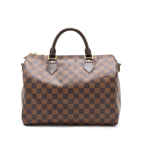 Louis Vuitton Speedy 30 Damier Ebene GHW