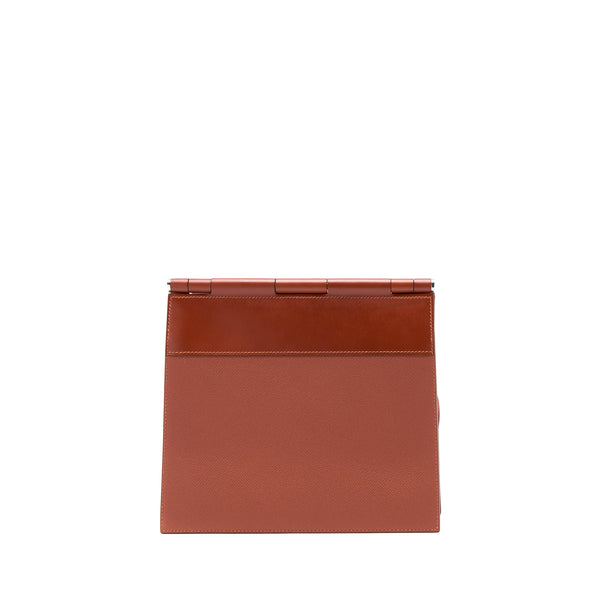 Hermes Sacabar 24 Bag Epsom / Swift Siennne / Cuivre SHW Stamp Y