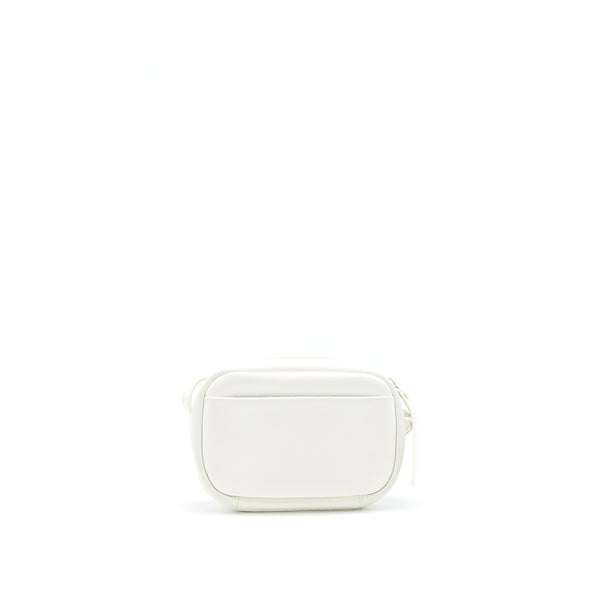 Balenciaga Mini Camera Crossbody Bag White