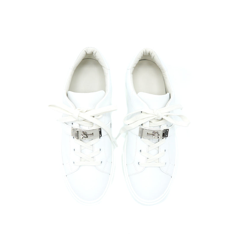 Hermes Size 40 Homme Day Sneaker White SHW