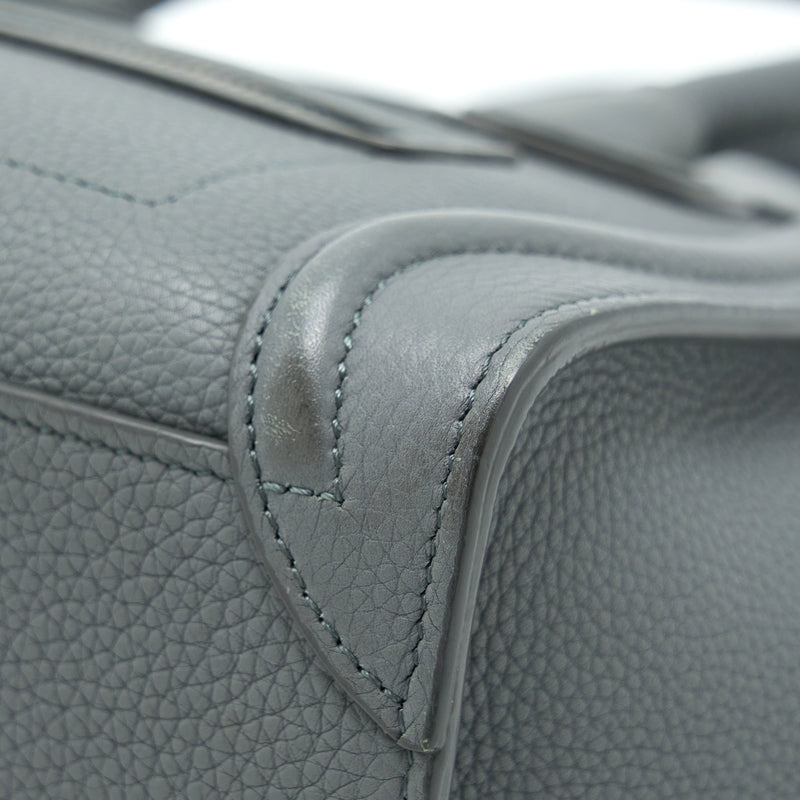 Celine Nano Luggage Bag Grey GHW