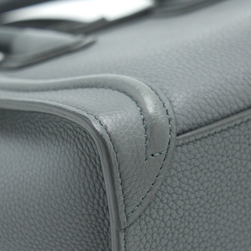 Celine Nano Luggage Bag Grey GHW