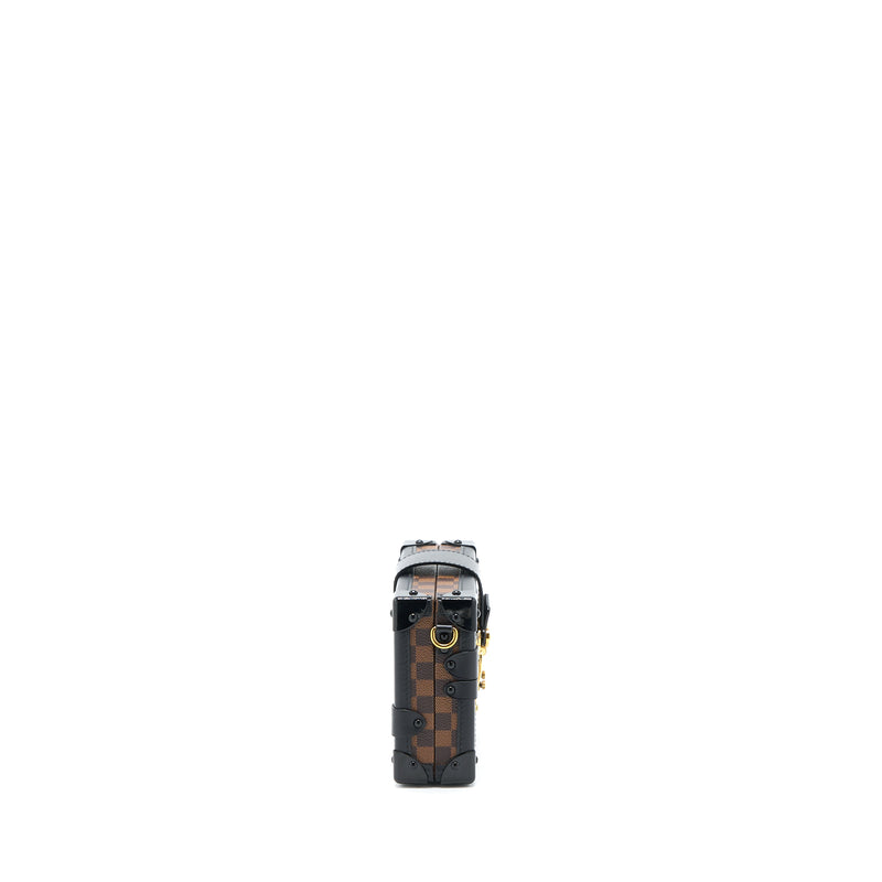 Louis Vuitton Petite Malle Damier Ebene Canvas GHW