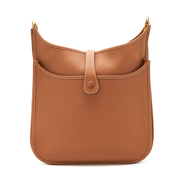 Hermes Evelyne 33 Gold GHW Stamp Y