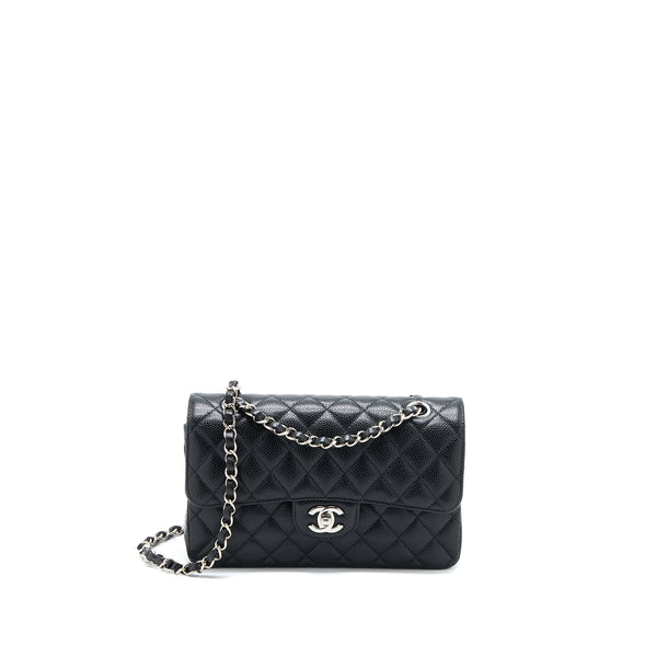Chanel Small Classic Flap Bag Caviar Black SHW