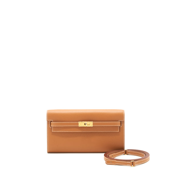 Hermes Kelly to go epsom Gold GHW Stamp Z