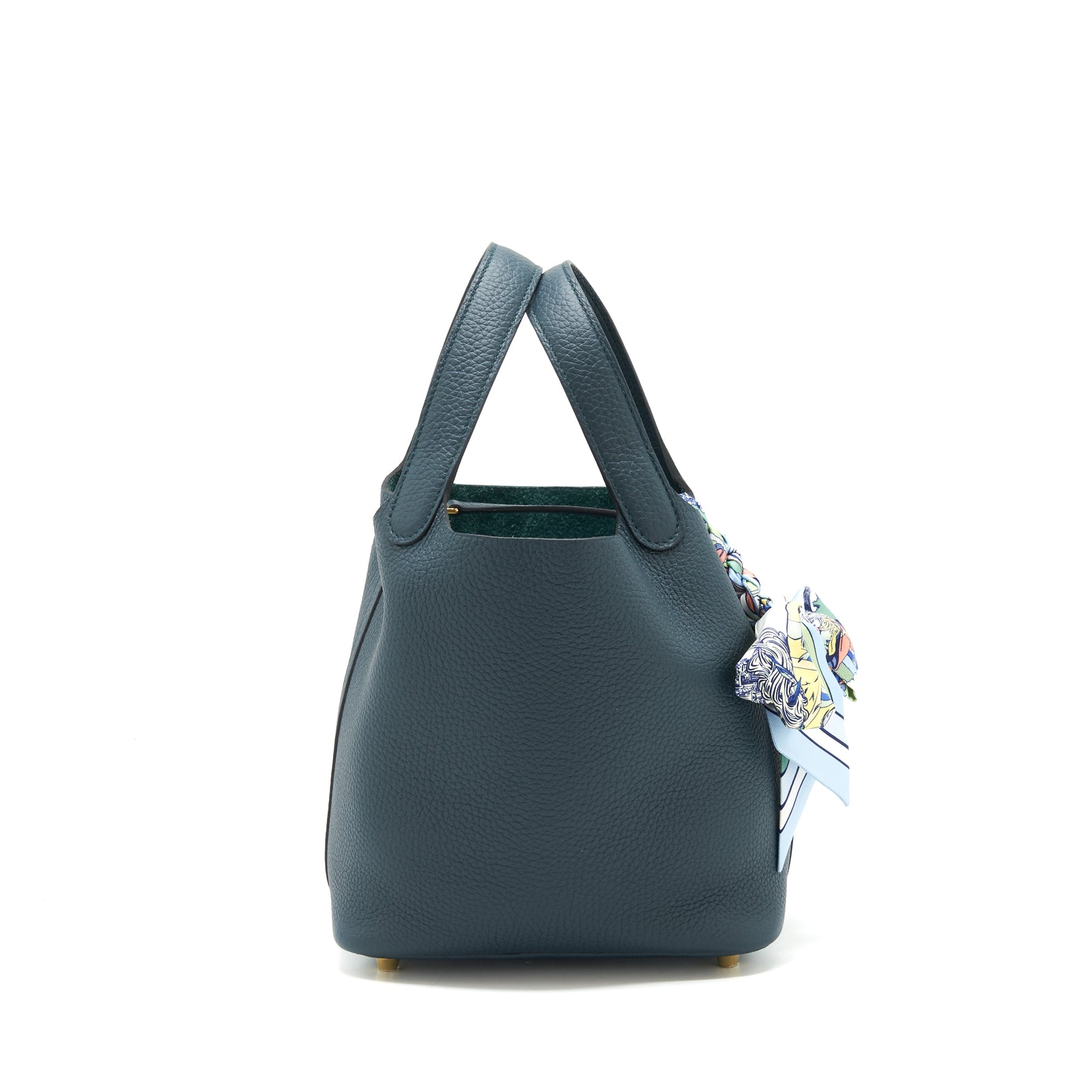 Hermes picotin 18 Lock Bag Vert Cypres GHW stamp Z with an