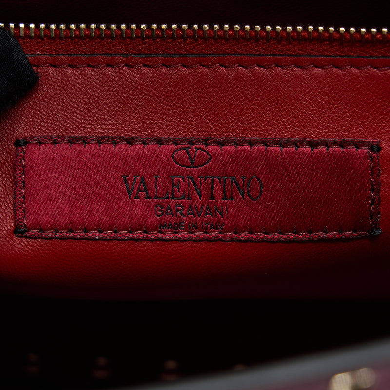 Valentino Rockstud Spike Bag Napa Pink GHW