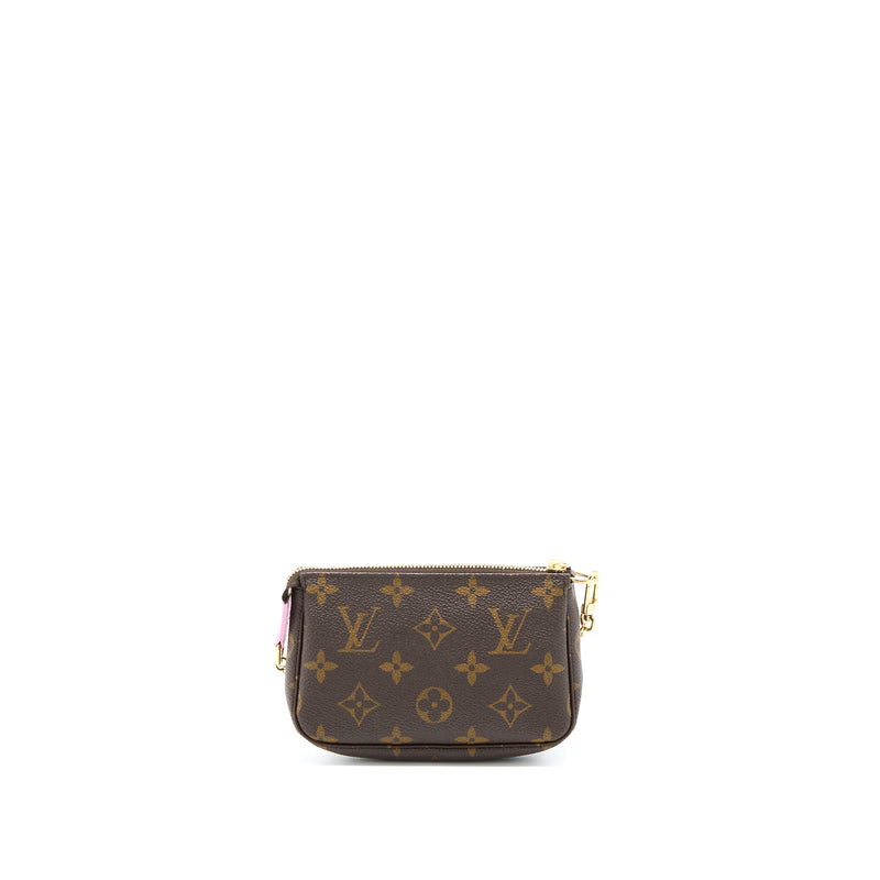 Louis Vuitton 2022 Christmas Limited Mini Pochette Accessories Monogram Canvas Paris Boutique GHW