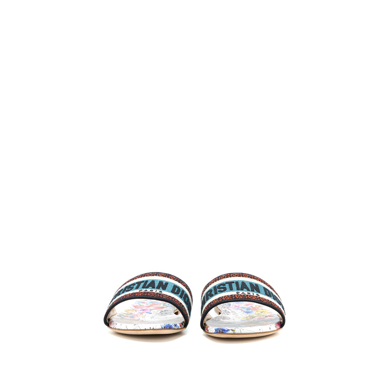Dior Size 39 Dway Slide Multicolour