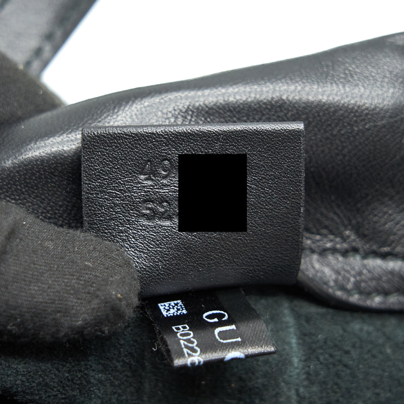 Gucci Logo Printed Drawstring Backpack Black