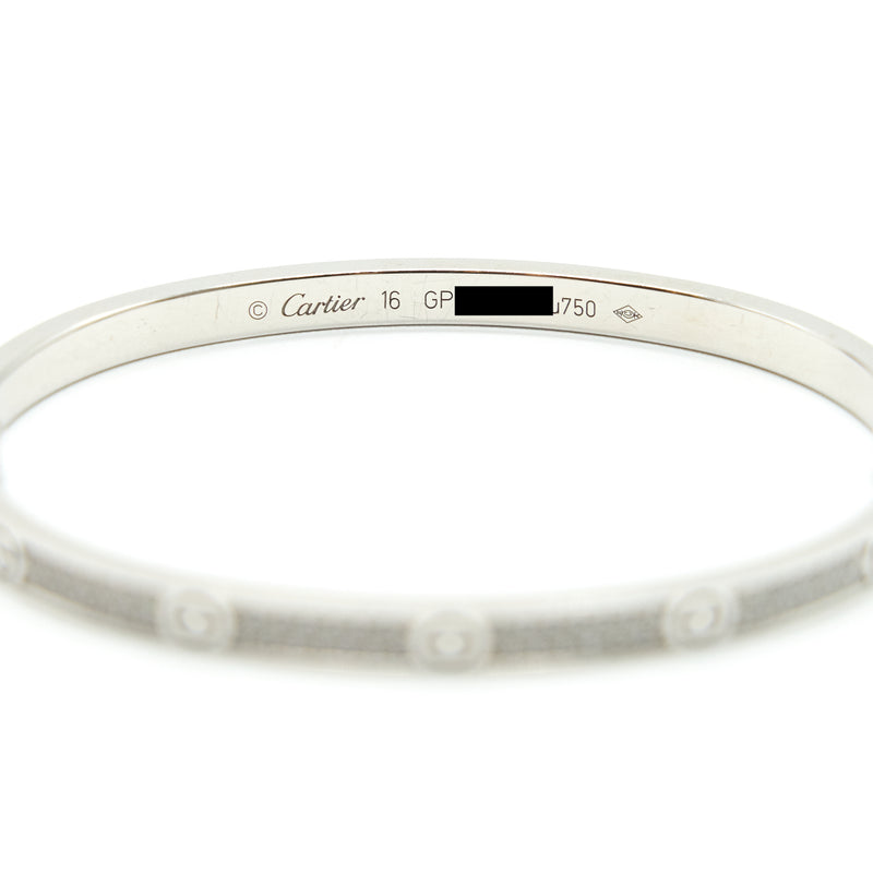 Cartier Love Bracelet, Small Mode Paved White Gold With Diamonds