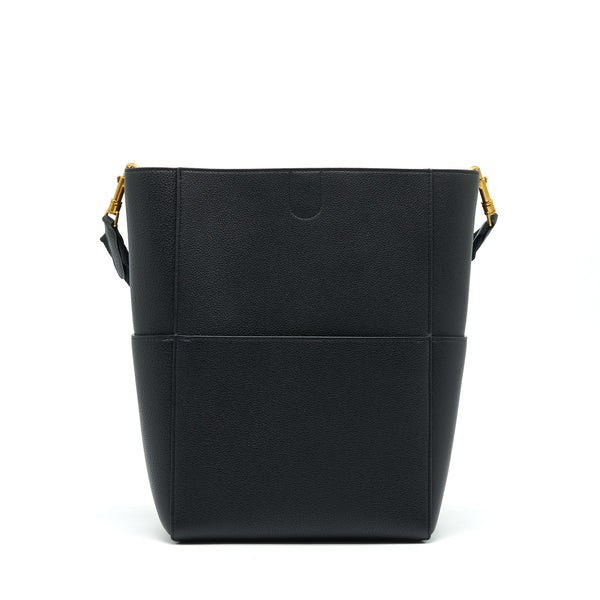 Celine Sangle Bucket Bag Black With GHW