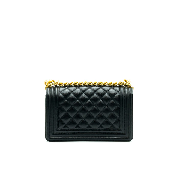 Chanel Small Leboy Cavier Black GHW