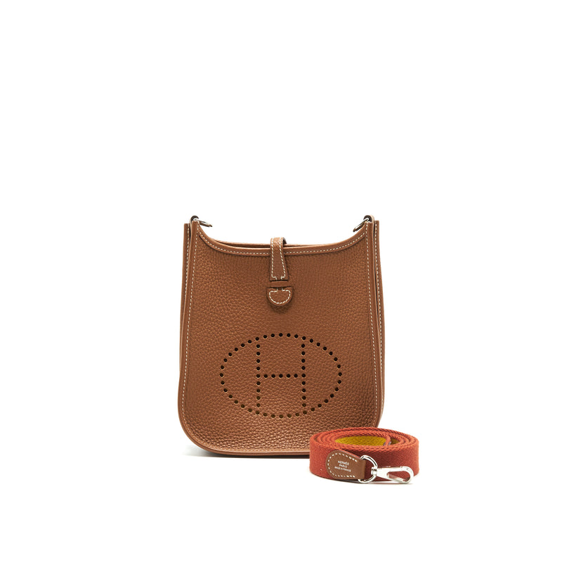 HERMES MINI EVELYNe GOLD WITH GOLD HARDWARE