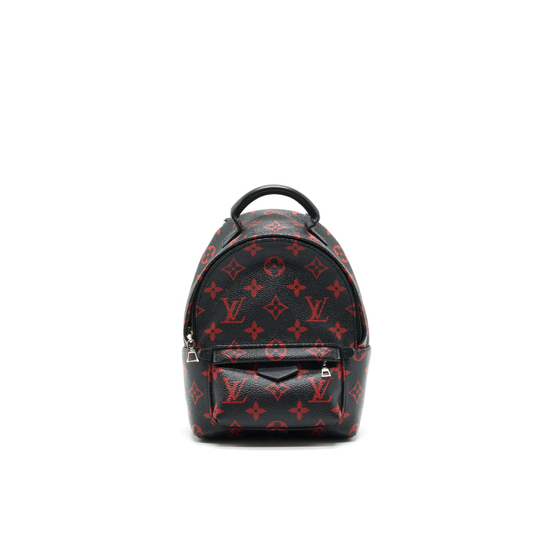 louis vuitton backpack black and red