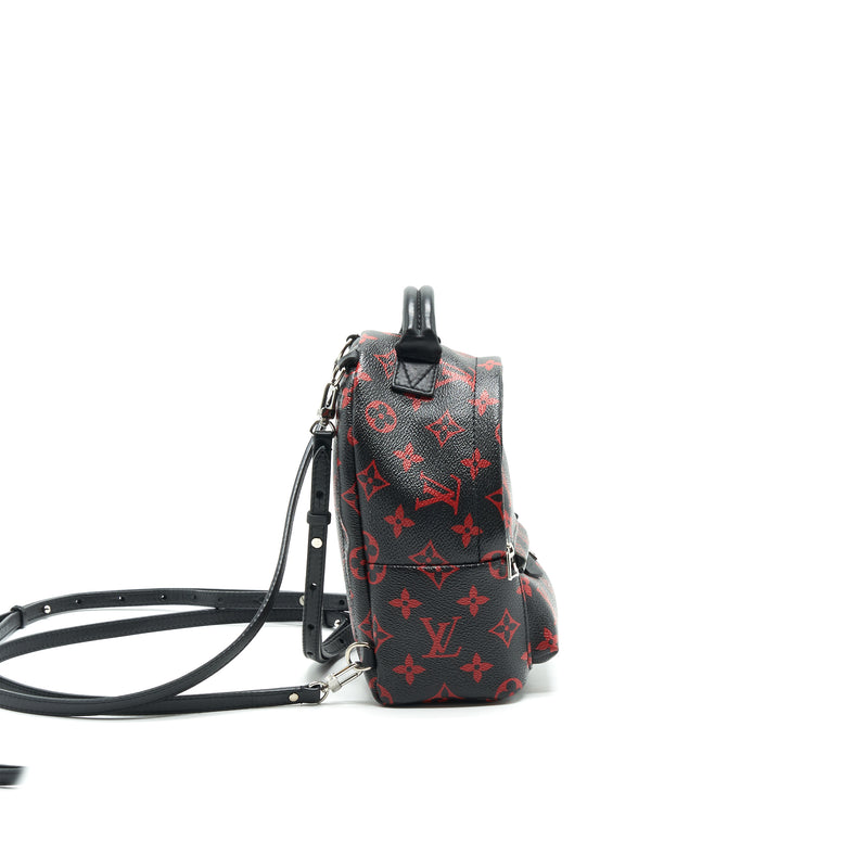 black and red louis vuitton backpack knock off Louis Vuitton Palm Springs Mini Backpack in Black and Red