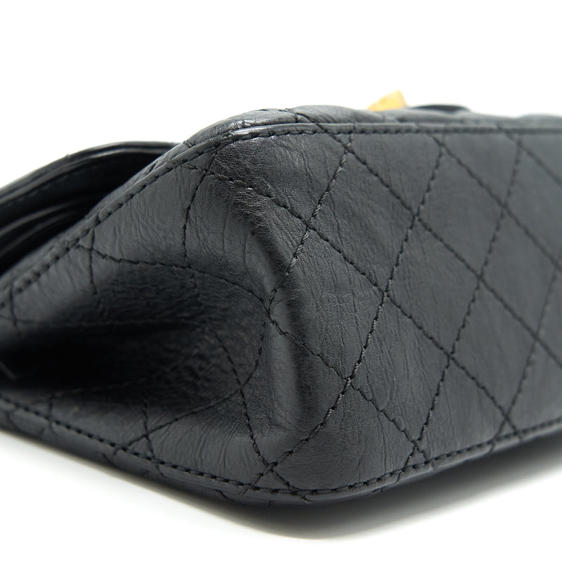 Chanel Small 2.55 Handbag Black GHW Serial 23