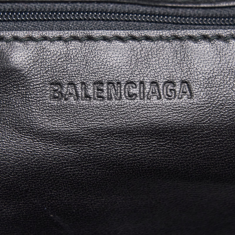 Balenciaga Kitten Print Leather Tote Bag