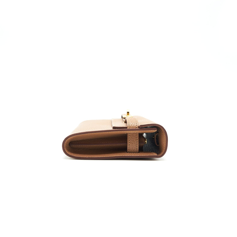 Hermes Kelly To Go Chevre Mysore 2J Quebracho GHW Stamp Z