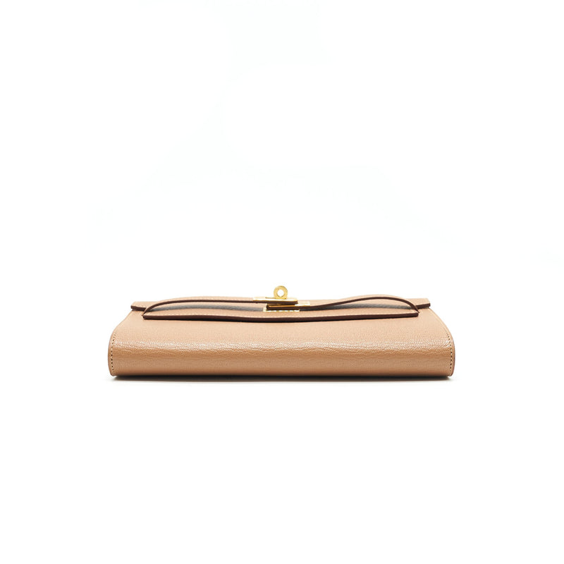 Hermes Kelly To Go Chevre Mysore 2J Quebracho GHW Stamp Z