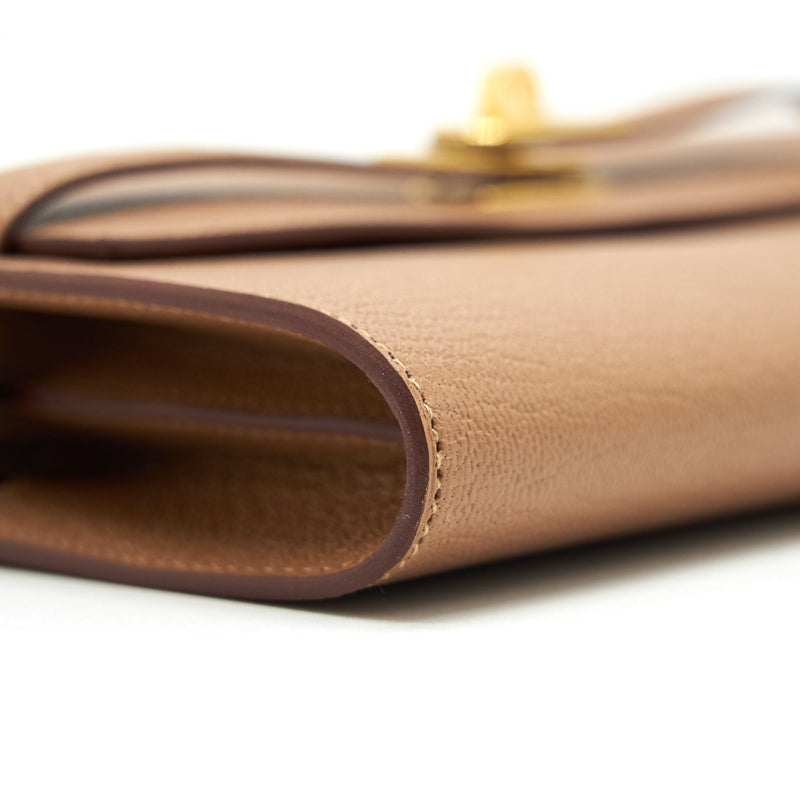 Hermes Kelly To Go Chevre Mysore 2J Quebracho GHW Stamp Z