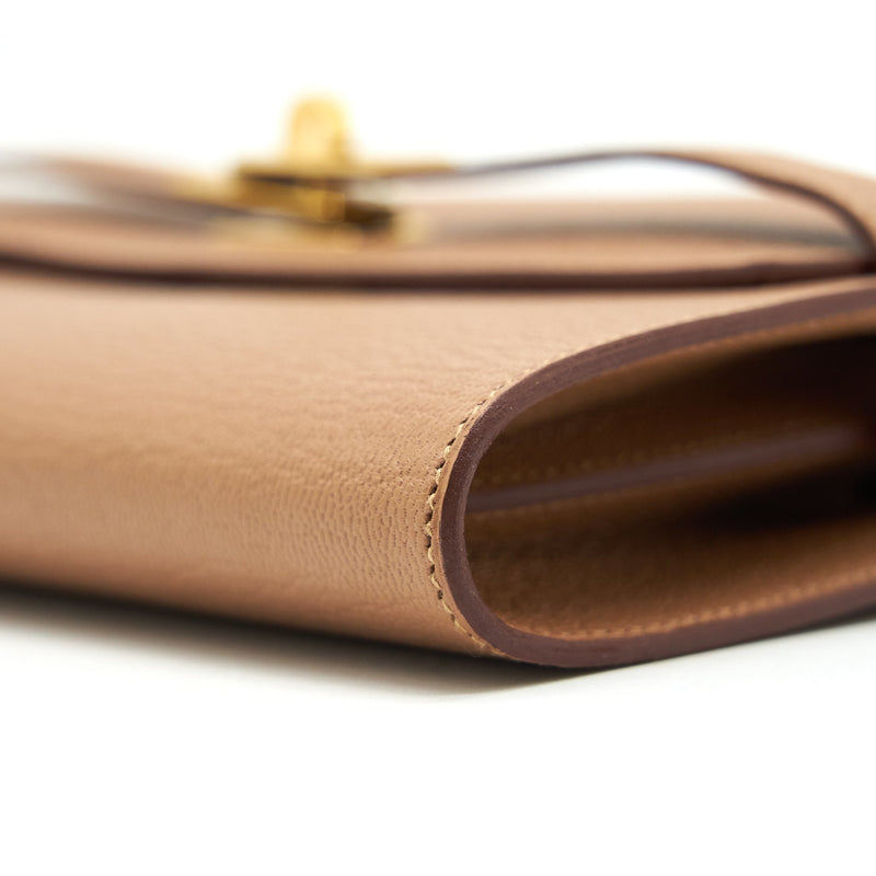 Hermes Kelly To Go Chevre Mysore 2J Quebracho GHW Stamp Z