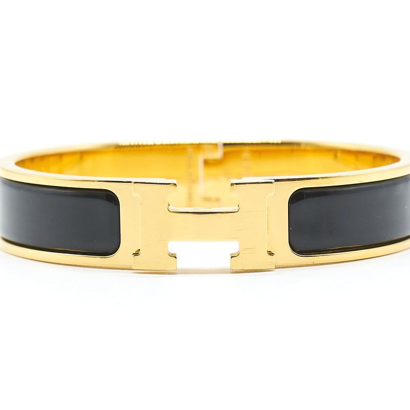 Hermes Clic H Size PM bracelet Noir GHW