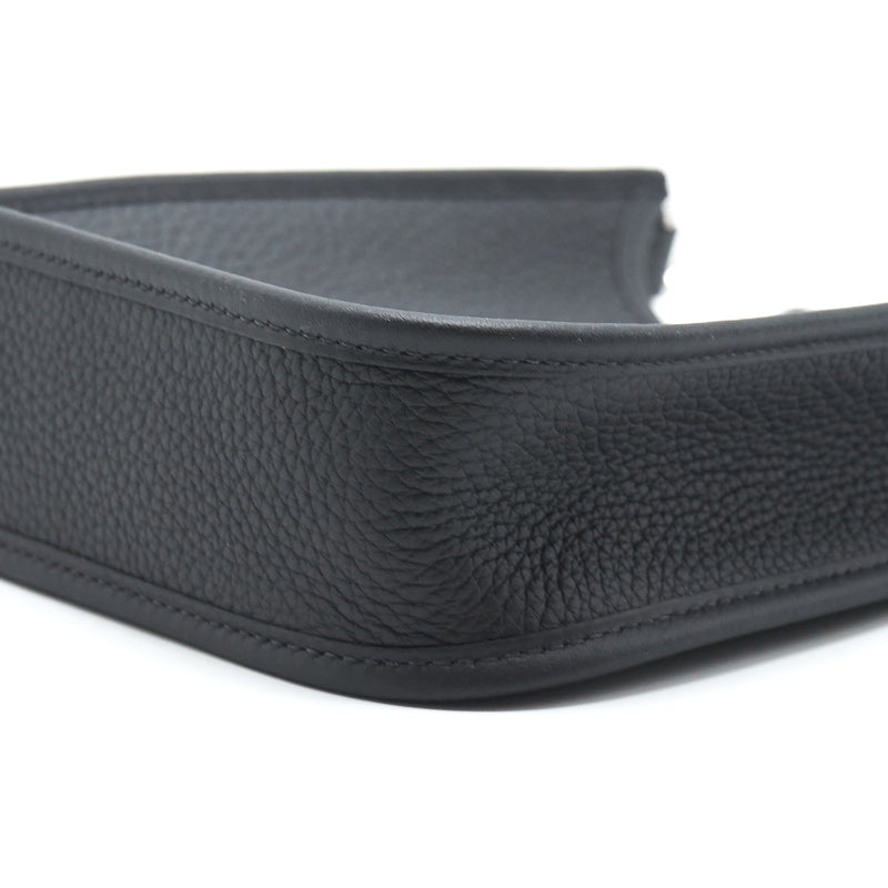 Hermes mini Evelyne 16 Black SHW Stamp Z