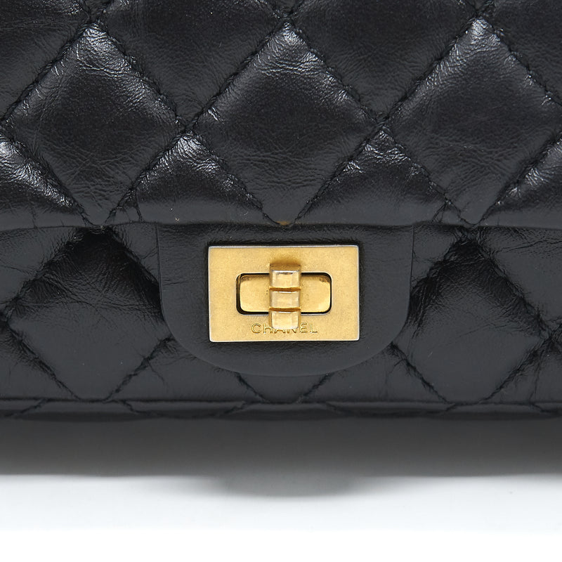 Chanel 2.55 Reissue mini waist Belt Bag black GHW