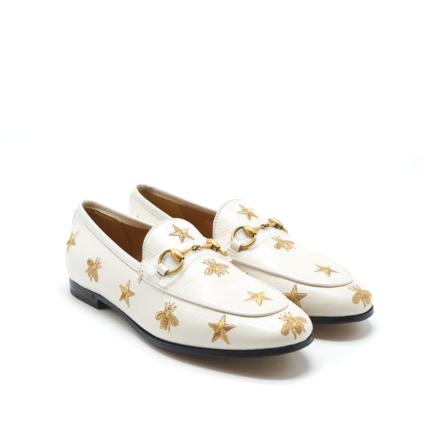 Gucci Size35.5 printed Loafer White