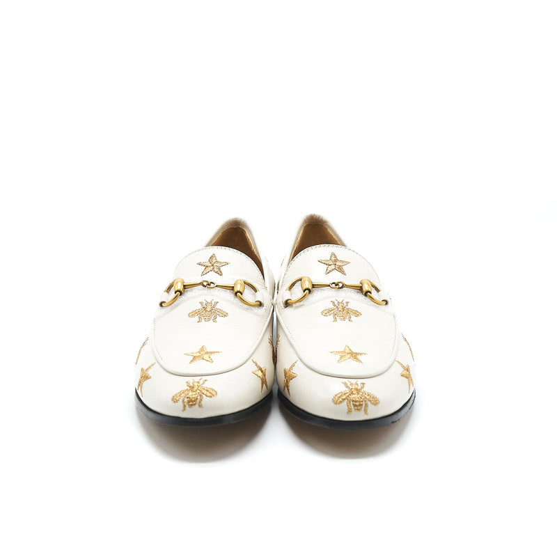 Gucci Size35.5 printed Loafer White
