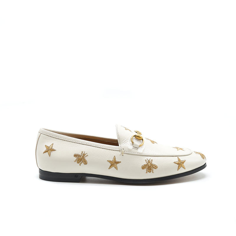 Gucci Size35.5 printed Loafer White