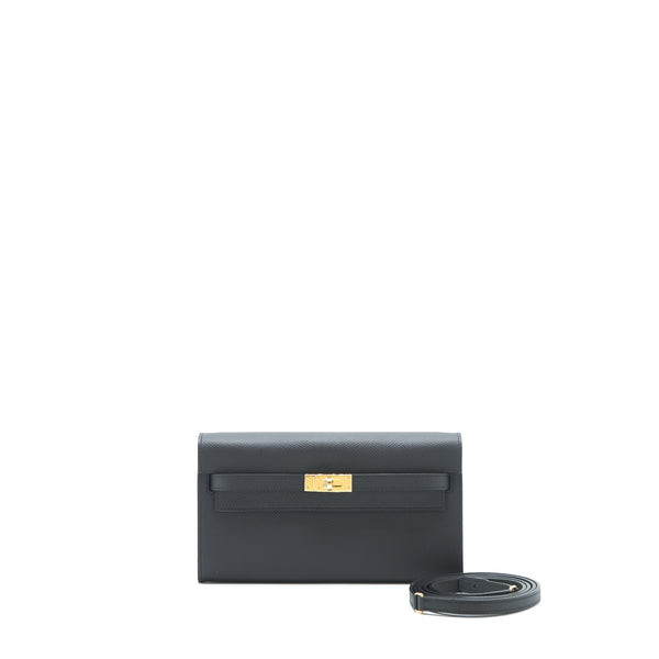 Hermes Classic Kelly to go Epsom leather black GHW