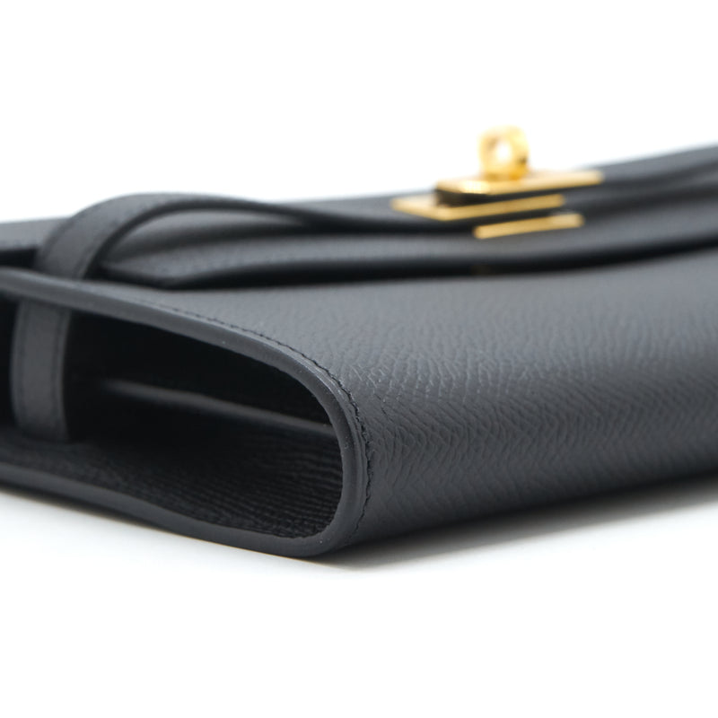 Hermes Classic Kelly to go Epsom leather black GHW