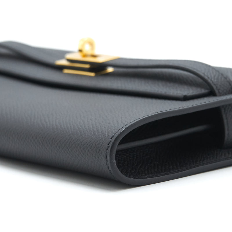 Hermes Classic Kelly to go Epsom leather black GHW