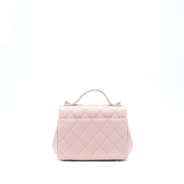 Chanel Small Business affinity flap Bag Caviar Light Pink LGHW