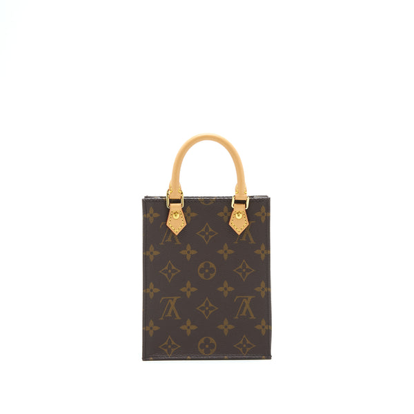 Louis Vuitton Petit Sac Plat Monogram Canvas GHW