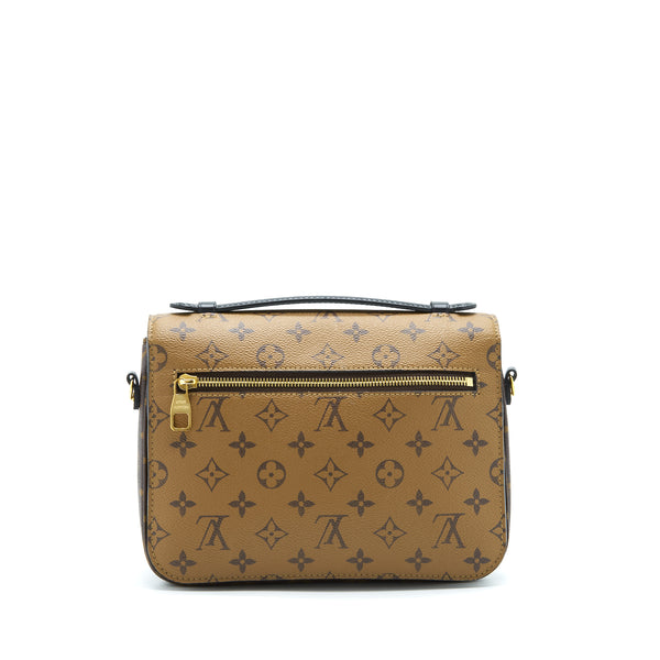 Louis Vuitton Pochette Metis Monogram Reverse Canvas GHW