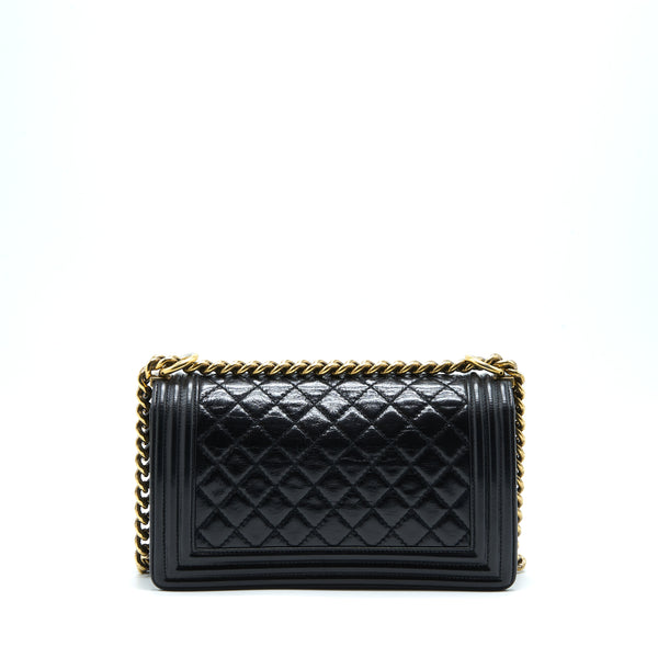 Chanel Medium Boy Bag Calfskin Black GHW